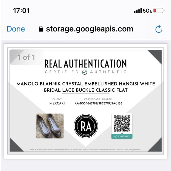 Manolo Blahnik Crystal Embellished Hangisi White Bridal Lace Buckle Classic Flat - Picture 2 of 14